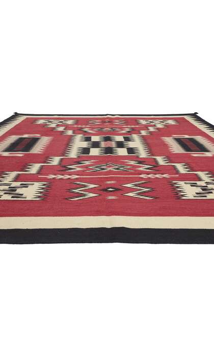 ​​9 x 12 Southwest Modern Red Navajo-Style Rug 81024​