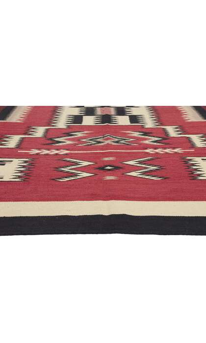 ​​9 x 12 Southwest Modern Red Navajo-Style Rug 81024​