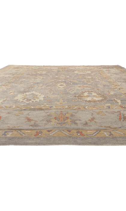 11 x 14 Modern Turkish Oushak Rug 52371