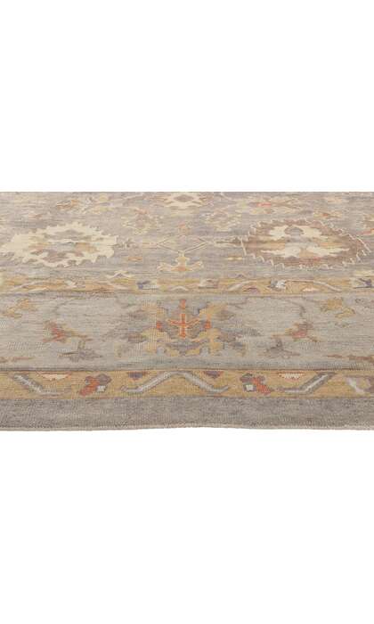 11 x 14 Modern Turkish Oushak Rug 52371