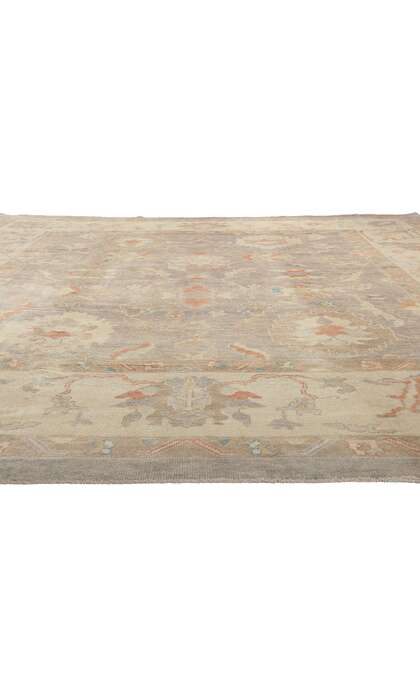 11 x 14 Modern Lavender Oushak Turkish Rug 52369