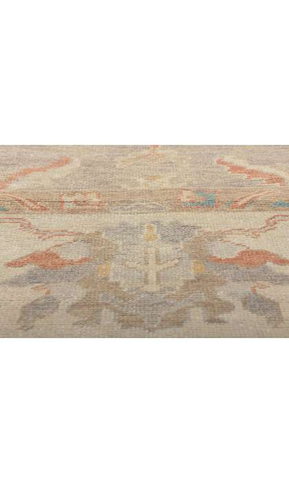 11 x 14 Modern Lavender Oushak Turkish Rug 52369