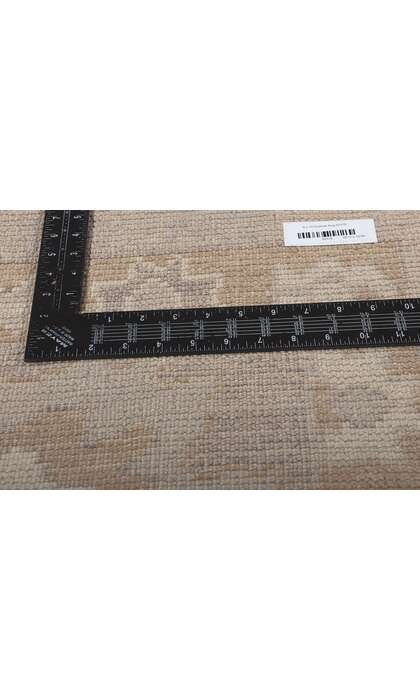 9 x 12 Modern Earth-Tone Turkish Oushak Rug 52376