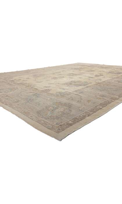 10 x 13 Modern Pastel Turkish Oushak Rug 52380