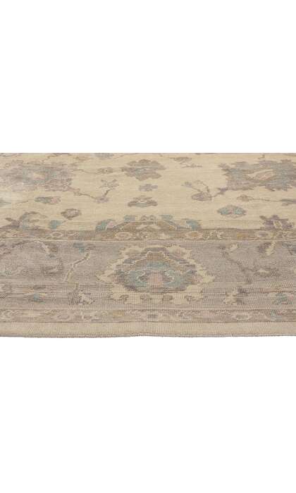 10 x 13 Modern Pastel Turkish Oushak Rug 52380