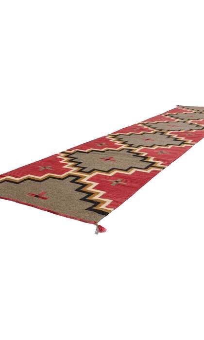3 x 12 Southwest Modern Ganado Navajo-Style Rug Runner 81047