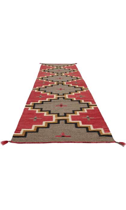 3 x 12 Southwest Modern Ganado Navajo-Style Rug Runner 81047