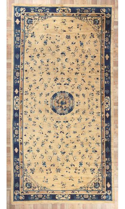 10 x 19 Antique Chinese Peking Rug 72179