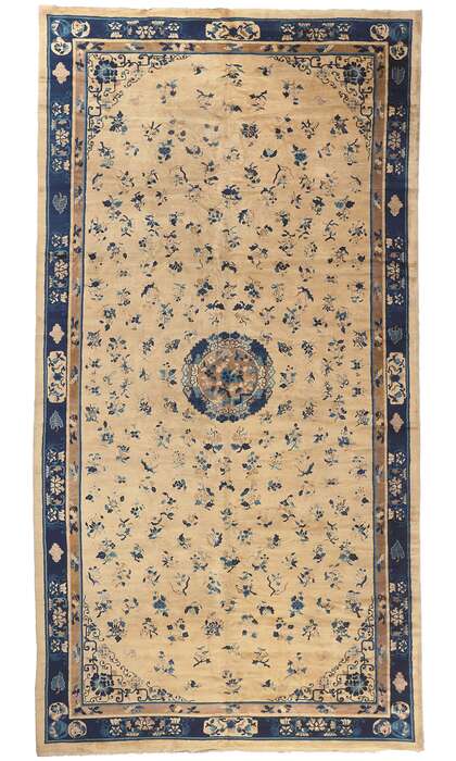 10 x 19 Antique Chinese Peking Rug 72179