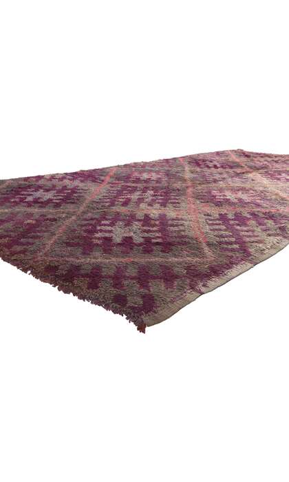 6 x 12 Vintage Purple Beni MGuild Moroccan Rug 20743