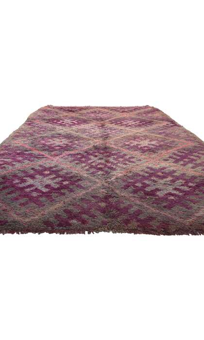 6 x 12 Vintage Purple Beni MGuild Moroccan Rug 20743