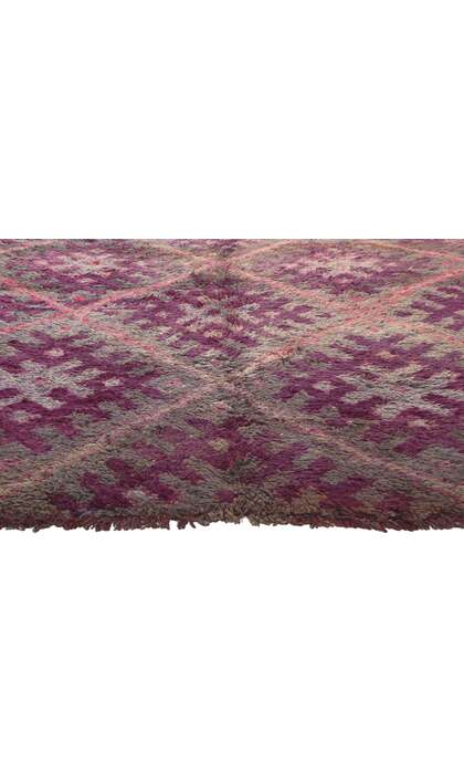 6 x 12 Vintage Purple Beni MGuild Moroccan Rug 20743