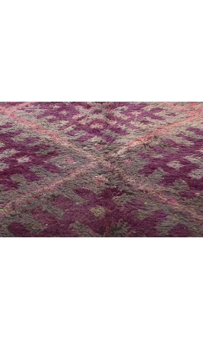 6 x 12 Vintage Purple Beni MGuild Moroccan Rug 20743