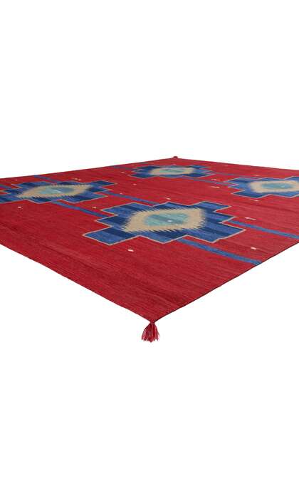 ​8 x 10 Southwest Modern Red Navajo-Style Rug 81040​