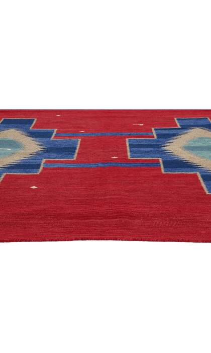 ​8 x 10 Southwest Modern Red Navajo-Style Rug 81040​