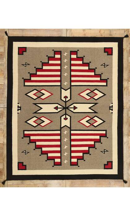 8 x 10 Southwest Modern Storm Navajo-Style Rug 81041