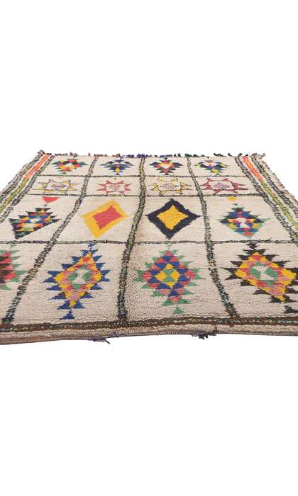 5 x 7 Vintage Moroccan Azilal Rug 20286