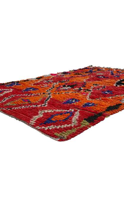 ​5 x 8 Vintage Red Moroccan Azilal Rug 21735