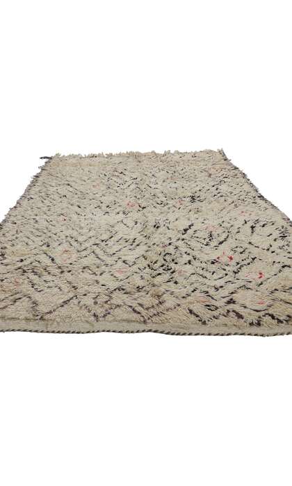 ​5 x 9 Vintage Neutral Moroccan Azilal Rug 21724