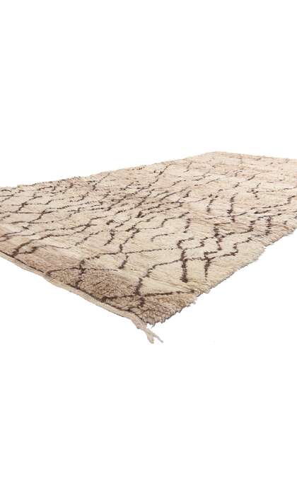 5 x 9 Vintage Neutral Moroccan Azilal Rug 21380