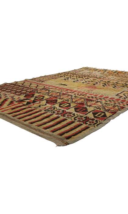 5 x 8 Vintage Boujad Pictorial Moroccan Rug 21726