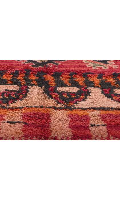 5 x 9 Vintage Orange Boujad Moroccan Rug 20294