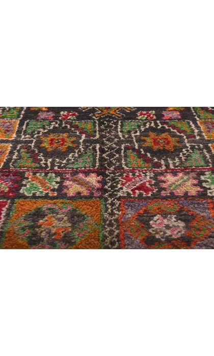 6 x 10 Colorful Vintage Boujad Moroccan Rug 21308