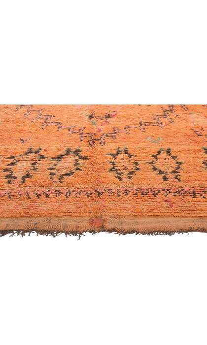 6 x 11 Vintage Orange Talsint Moroccan Rug 21000