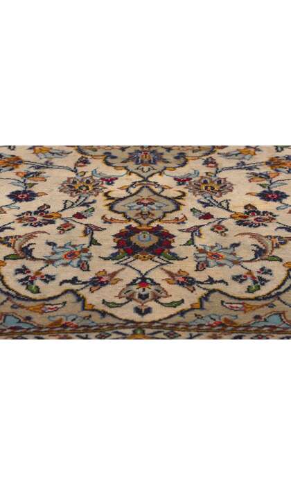 ​4 x 6 Vintage Persian Shadsar Kashan Rug 78701