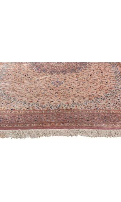 4 x 6 Vintage Persian Silk Qum Rug 78681