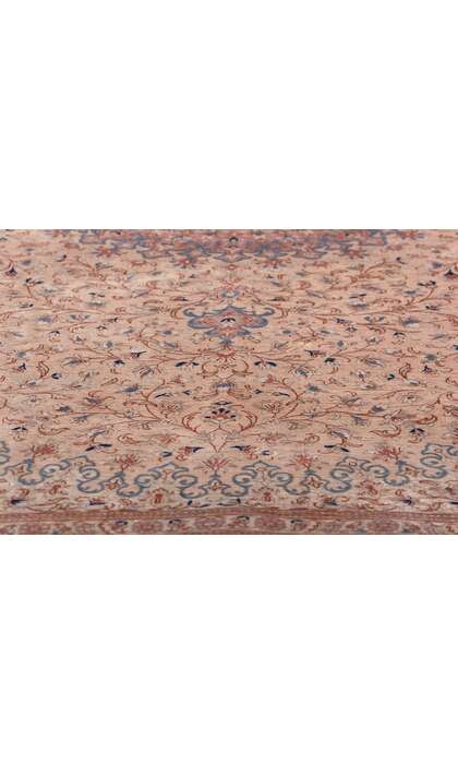 4 x 6 Vintage Persian Silk Qum Rug 78681