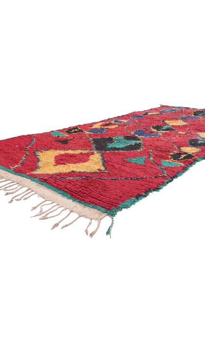 4 x 12 Vintage Red Boujad Moroccan Rug 74776