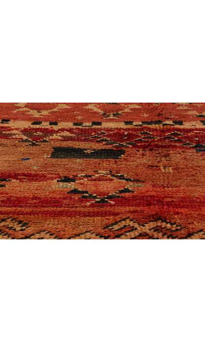​5 x 7 Vintage Red Boujad Moroccan Rug 21727