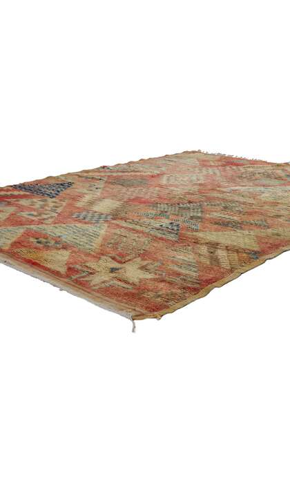 5 x 7 Vintage Red Taznakht Moroccan Rug 21720