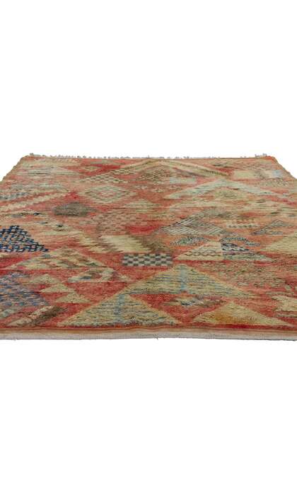 5 x 7 Vintage Red Taznakht Moroccan Rug 21720