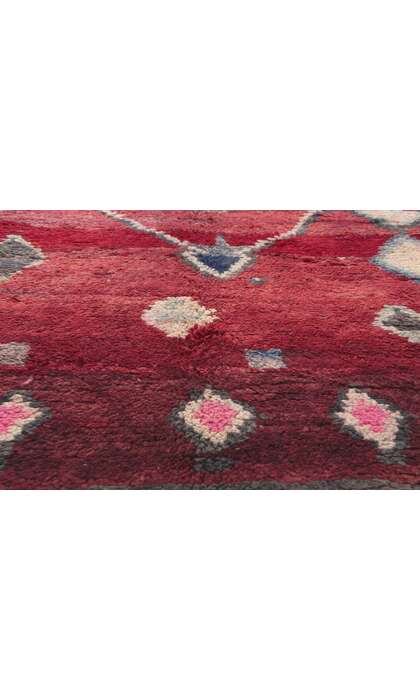 5 x 8 Vintage Red Boujad Moroccan Rug 20278
