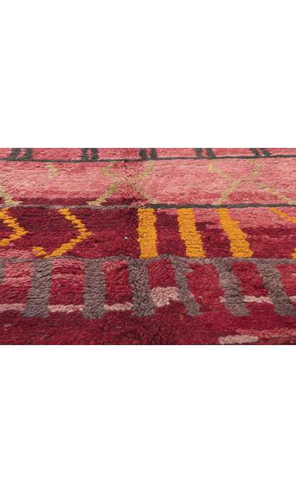 5 x 8 Vintage Red Rehamna Moroccan Rug 20288