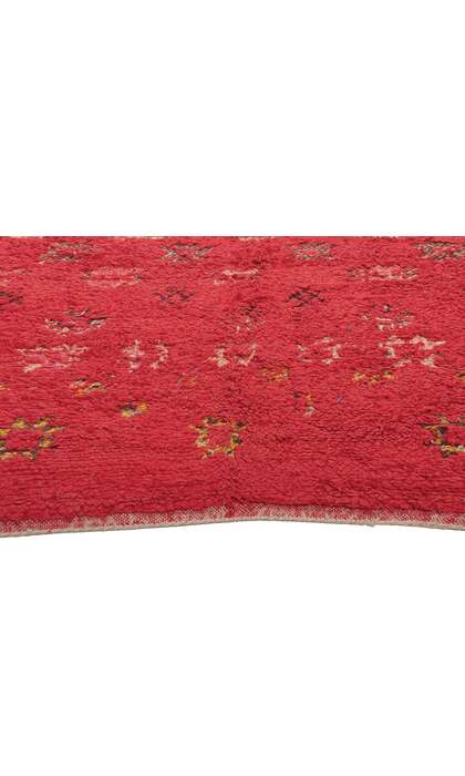 5 x 9 Vintage Red Boujad Moroccan Rug 21498