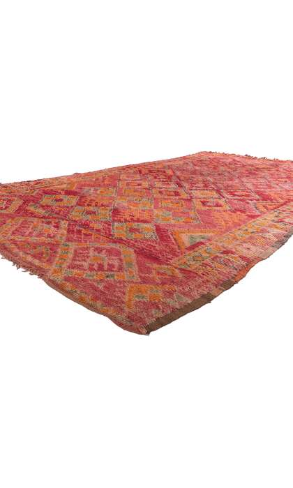 6 x 10 Vintage Red Talstint Moroccan Rug 20677