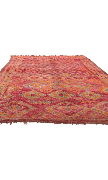 6 x 10 Vintage Red Talstint Moroccan Rug 20677