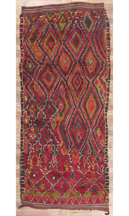 6 x 14 Vintage Red Talsint Moroccan Rug 20647
