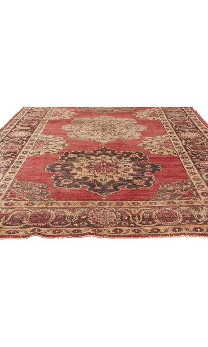 5 x 14 Vintage Oushak Turkish Rug 52363