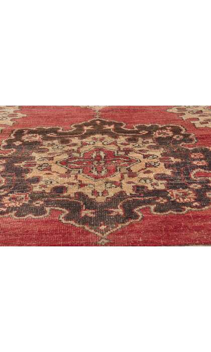 5 x 14 Vintage Oushak Turkish Rug 52363