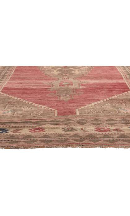 6 x 12 Vintage Red Turkish Oushak Rug 52419