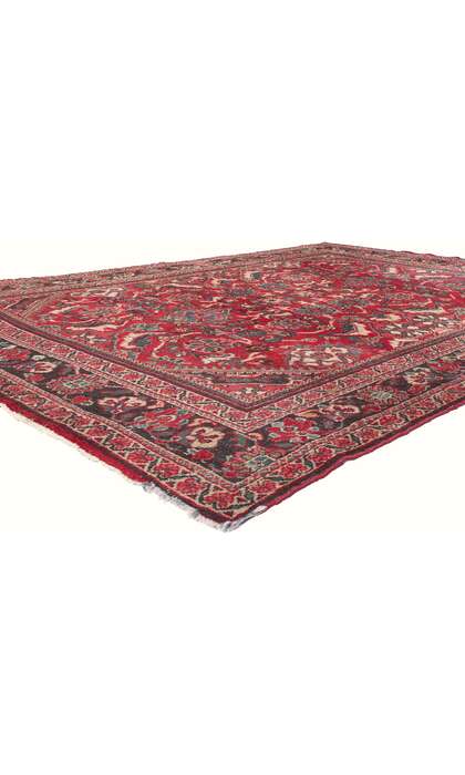 ​7 x 10 Vintage Red Persian Mahal Rug 78715
