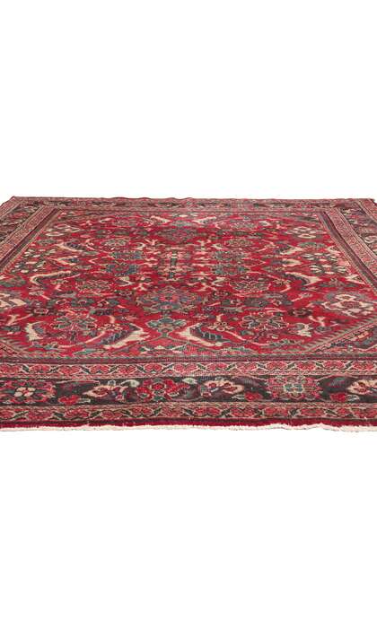 ​7 x 10 Vintage Red Persian Mahal Rug 78715
