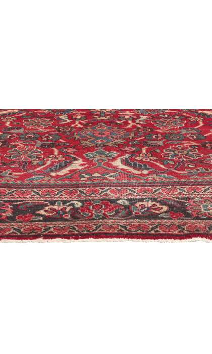 ​7 x 10 Vintage Red Persian Mahal Rug 78715
