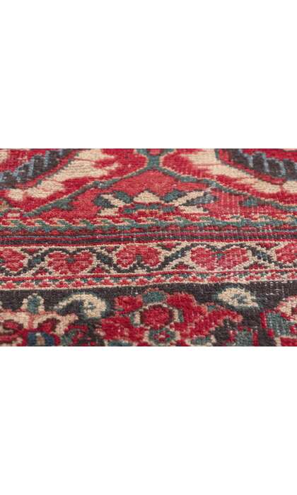 ​7 x 10 Vintage Red Persian Mahal Rug 78715