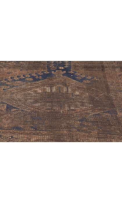 ​6 x 9 Distressed Antique-Worn Persian Shiraz Rug 78530