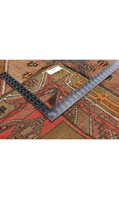 4 x 13 Vintage Turkish Oushak Rug 51051